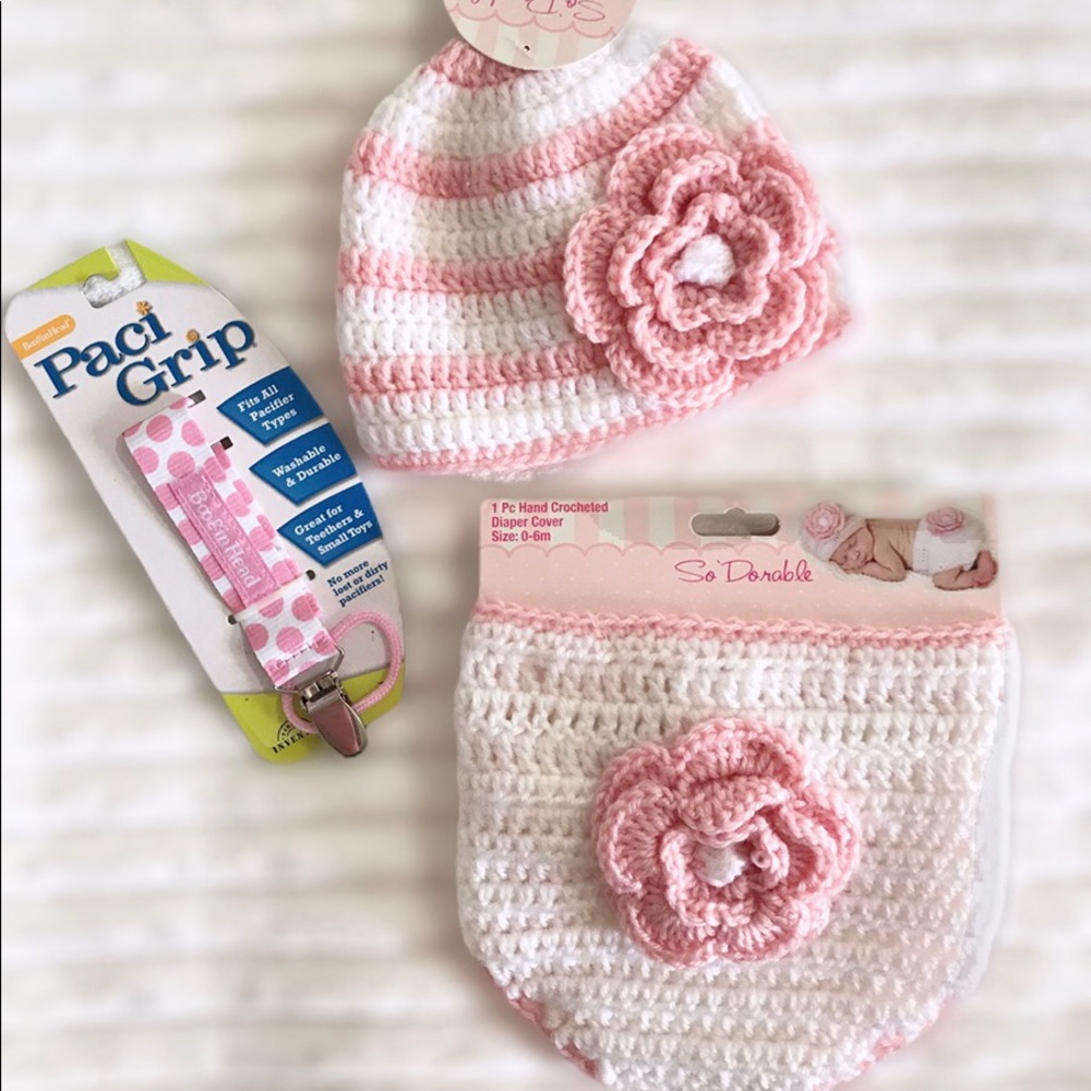 So Dorable Baby Hat & Diaper Cover